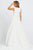 Ieena Duggal - 55272I V-Neckline Plain Long A-line Gown Wedding Dresses