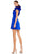 Ieena Duggal - 55286 Ruffle Flounce One Shoulder Fitted Short Dress Cocktail Dresses