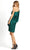 Ieena Duggal - 55336 Asymmetric Taffeta Dress Cocktail Dresses