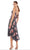 Ieena Duggal - 55392I Floral Printed Cowl Back Midi Dress Holiday Dresses