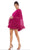 Ieena Duggal - 55407I Jewel Sheer Cape Dress Special Occasion Dress 0 / Fuchsia