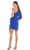 Ieena Duggal - 55409I One Shoulder Draped Sheath Dress Special Occasion Dress