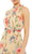 Ieena Duggal - 55429I High Neck Floral A-Line Dress Maxi Dresses
