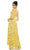 Ieena Duggal - 55434I Floral Printed Empire Dress Maxi Dresses