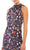Ieena Duggal 55629 - Floral Print Halter Cocktail Dress Special Occasion Dress