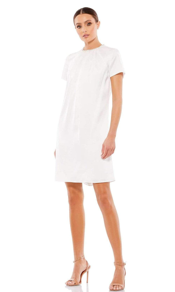 baggy short dress Women's Summer Cute Linen Baggy Mini Dress - Loose Crewneck Sleeveless Bohemian Swing Beach Sundresses with Pockets