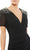 Ieena Duggal 55704 - Embellished Shoulders V-Neck Long Dress Evening Dresses