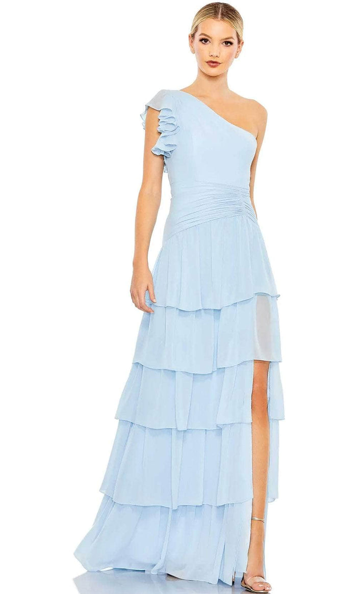 Ieena Duggal 55849 - Asymmetric Tiered Evening Dress – Couture Candy