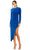 Ieena Duggal 55972 - Asymmetrical Skirt Long Sleeve Dress Prom Dresses
