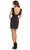 Ieena Duggal - 67458 Deep V Neck Fitted Dress Cocktail Dresses