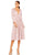 Ieena Duggal - 67527 Deep V Neck A-Line Dress Cocktail Dresses