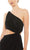 Ieena Duggal - 67937I One Shoulder Cutout High Slit Dress Evening Dresses