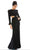 Ieena Duggal - 67944I Fitted Jewel Evening Dress Special Occasion Dress 0 / Black