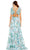 Ieena Duggal 68521 - Ruffled Sleeve Sweetheart Long Dress Evening Dresses