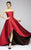 Ieena Duggal Bustier Gown In Red 25279 CCSALE 10 / RED
