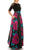 Ignite Evenings - IG3874 Lace Jewel Neck Floral Print A-line Gown Evening Dresses