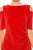 Ile Clothing LUR1384 - Cold Shoulder Shimmering Short Formal Dress Special Occasion Dress