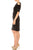 Ile Clothing LUR1384 - Cold Shoulder Shimmering Short Formal Dress Special Occasion Dress