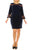 Ile Clothing SCS956T - Quarter Bell Sleeved With Cutouts Short Dress Special Occasion Dress