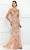 Ivonne D 116D31W - Embellished Sleeveless Mother of the Bride Dress Mother of the Bride Dresses 16W / Dark Champagne