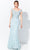 Ivonne D 120D09W - 3D Embroidered Formal Gown Evening Dresses 16W / Water
