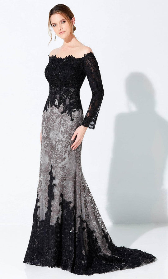 Ivonne D 220D30 - Straight Across Embroidered Mother of the Bride Dress