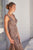 Ivonne D by Mon Cheri - 120D03 Plunging V-Neck Metallic Lace Dress Evening Dresses