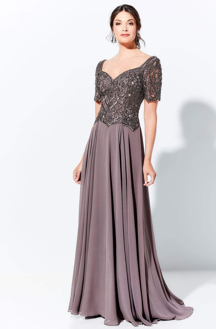 Ivonne D by Mon Cheri - 120D04 Beaded Long A-Line Dress – Couture Candy