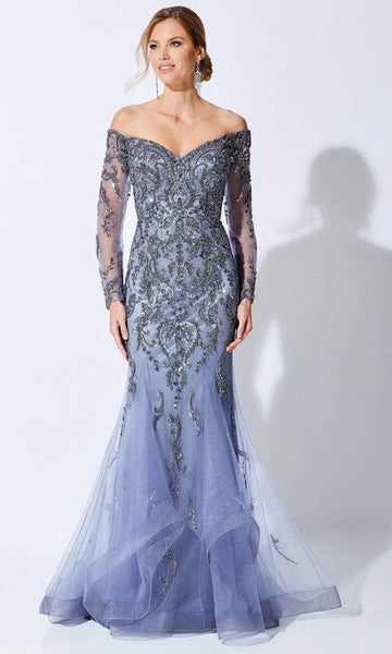 Ivonne D by Mon Cheri - 221D48 Off-Shoulder Trumpet Mother of the Brid Couture Candy Ivonne D by Mon Cheri - 221D48 Off-Shoulder Trumpet Mother of the Brid Couture Candy