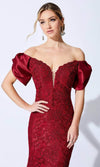 Ivonne D by Mon Cheri - Plunging Sweetheart Lace Evening Dress Mother of the Bride Dresses4