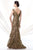 Ivonne D by Mon Cheri - Scalloped Fitted V Neck Gown 214D56 CCSALE