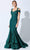 Ivonne D by Mon Cheri - Sweetheart Trumpet Evening Dress Mother of the Bride Dresses 4 / Emerald