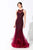Ivonne D for Mon Cheri - 117D62 Trumpet Gown Evening Dresses 4 / Wine
