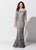 Ivonne D for Mon Cheri - 118D07 Ombre Sequined Tulle Lace Gown Evening Dresses 4 / Silver/Gray