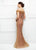 Ivonne D for Mon Cheri - 118D08 Beaded Lace Dress With Tulle Overlay Evening Dresses