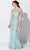 Ivonne D for Mon Cheri - Appliqued Off-Shoulder Gown 119D45 - 1 pc Bronze in Size 14 Available CCSALE 6 / Dark Aqua