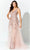 Ivonne D ID924 - Embellished Overskirt Evening Gown Evening Dresses 4 / Pink Topaz
