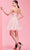 J'Adore Dresses - J16075 Short Weaved Pleat-Bodice A-Line Dress Homecoming Dresses