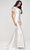 J'Adore Dresses J17016 - Short Sleeve Illusion Scoop Neck Long Dress Evening Dresses