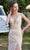 J'Adore Dresses J21001 - V-Neck Glitter Tulle Prom Gown Special Occasion Dress