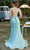 J'Adore Dresses J21001 - V-Neck Glitter Tulle Prom Gown Special Occasion Dress