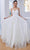 J'Adore Dresses J21003 - Sweetheart Lace Evening Gown Special Occasion Dress 2 / Ivory