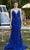 J'Adore Dresses J21017 - Sleeveless V-Neck Long Dress Special Occasion Dress 2 / Royal