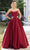 J'Adore Dresses J21018 - Modified Sweetheart Ballgown Special Occasion Dress 2 / Wine