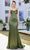 J'Adore Dresses J21031 - Sleeveless Sheath Evening Dress Special Occasion Dress 2 / Olive
