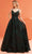 J'Adore Dresses J22001 - Sequined Corset Bodice Ballgown Special Occasion Dress 2 / Emerald