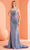 J'Adore Dresses J22030 - Sleeveless Metallic Prom Dress Special Occasion Dress 2 / Very Peri