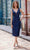 J'Adore Dresses J22063 - Sleeveless V-Neck Formal Dress Special Occasion Dress 2 / Navy