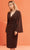 J'Adore Dresses J22066 - Long Sleeve Knee-Length Dress Special Occasion Dress 2 / Mocha