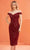 J'Adore Dresses J22067 - Off-Shoulder Sequin Embellished Dress Special Occasion Dress 2 / Wine